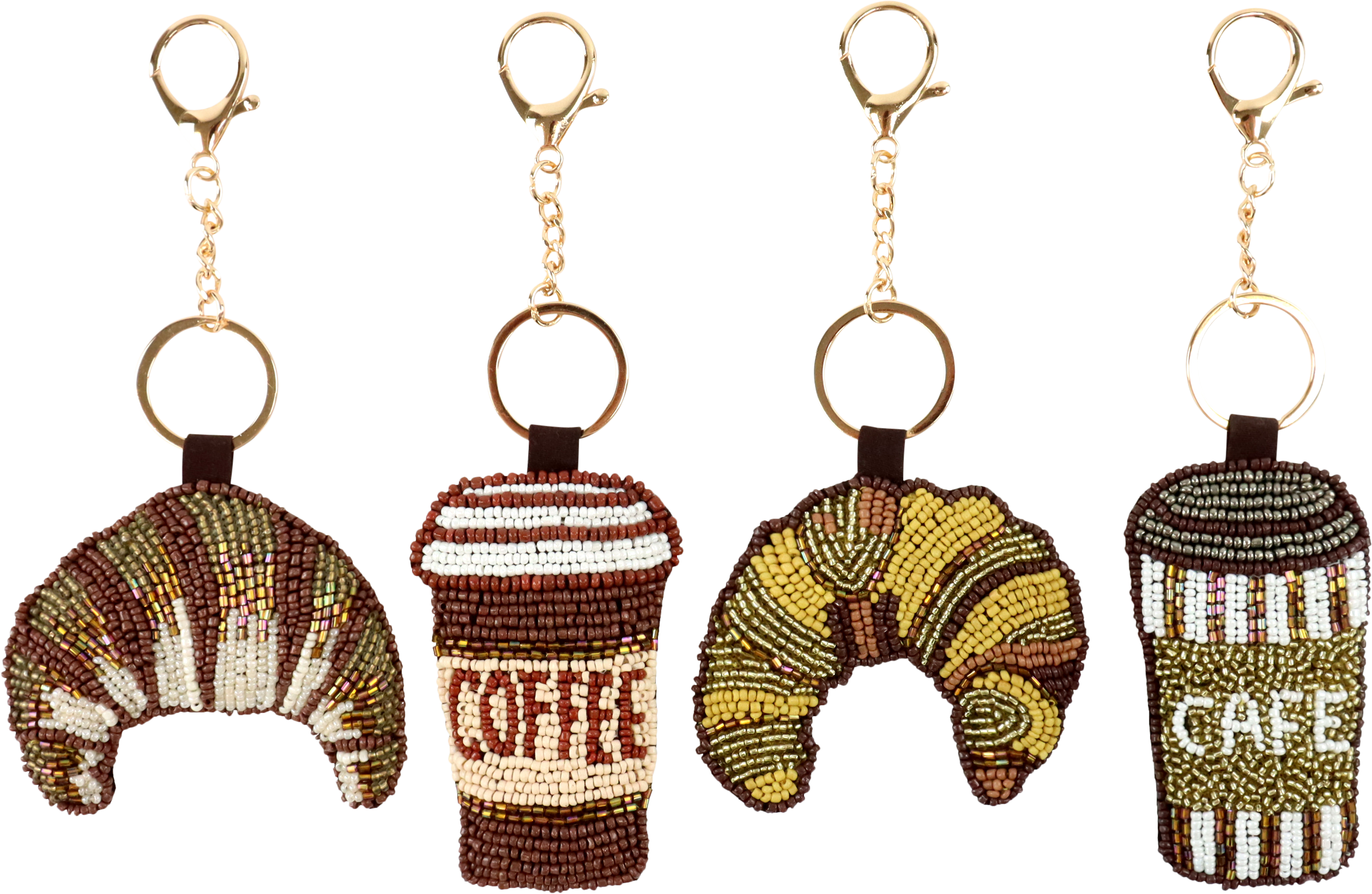 5893 KEYRINGS CAFÉ DUO  S/4