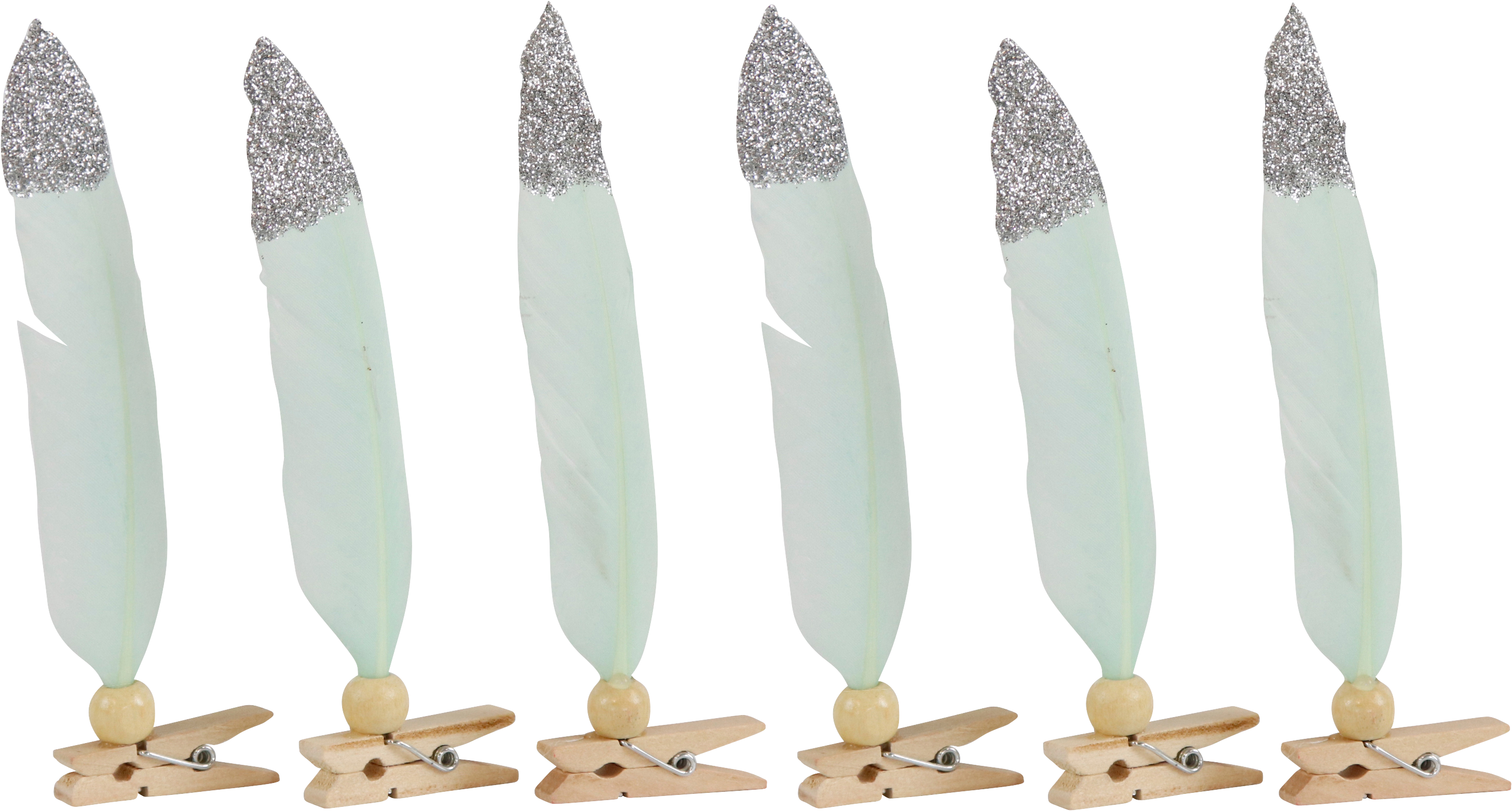 5967 PINCES EN PLUMES  MINT  6P