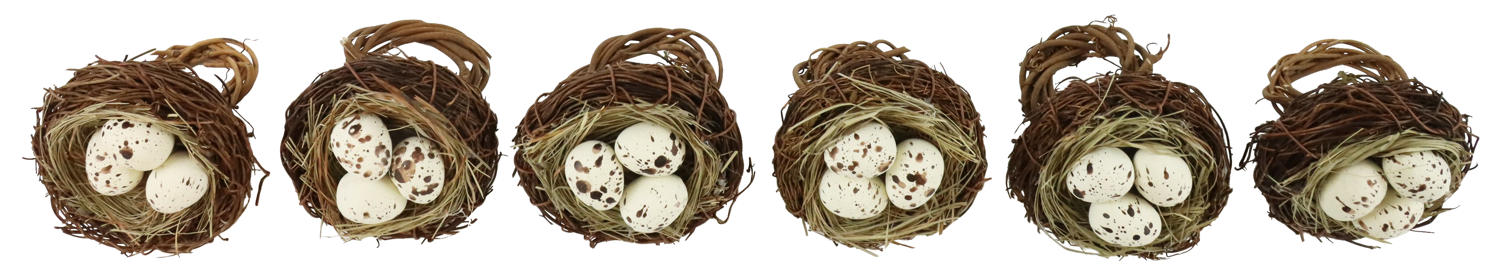 6128 NAPKIN RINGS  NESTER  S/6