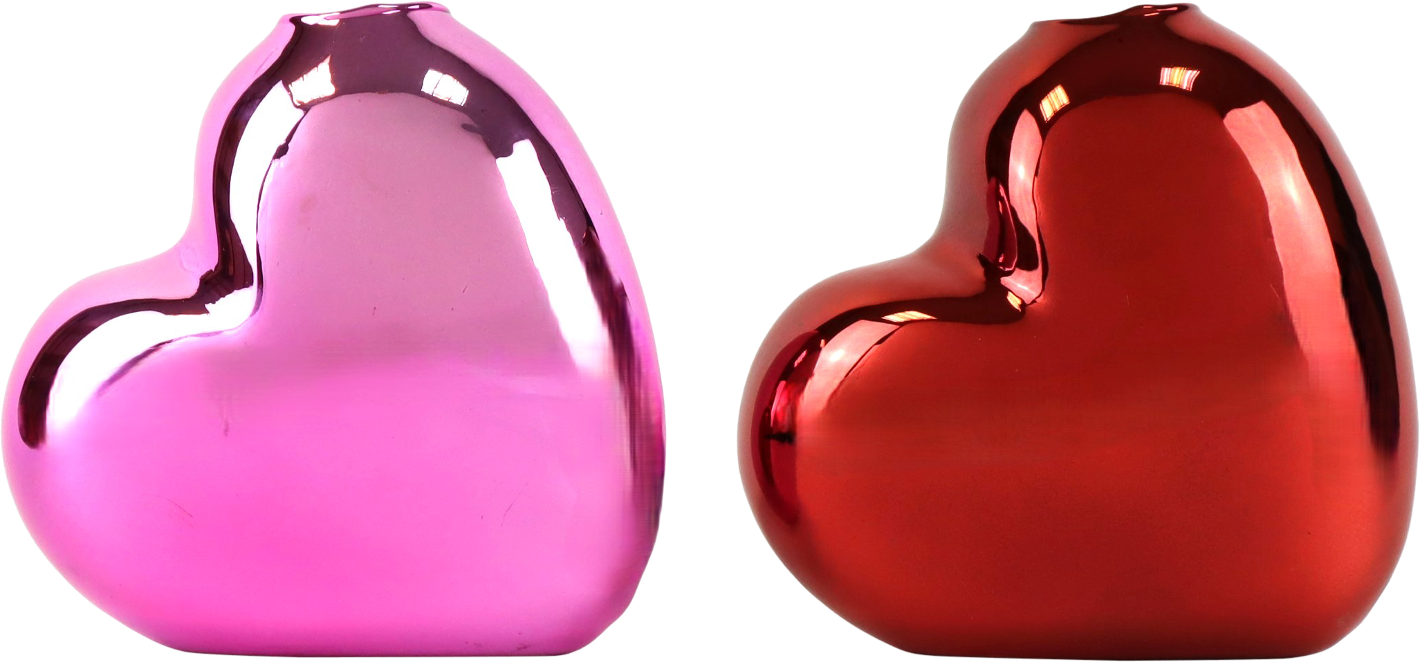 6755 GLASSVASES AMORE  S/2