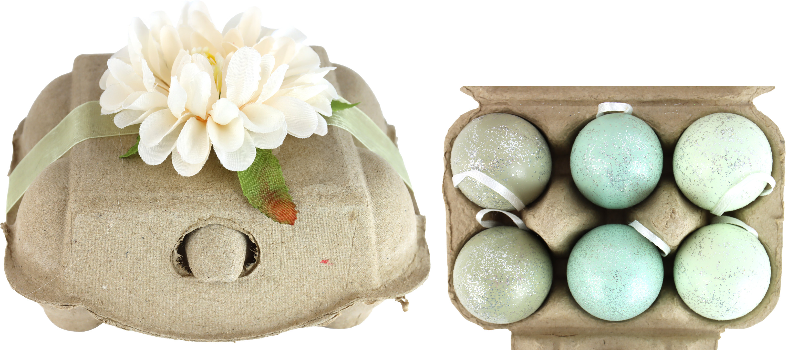 7220 CAJA DE HUEVOS FLORAL NEST  S/6