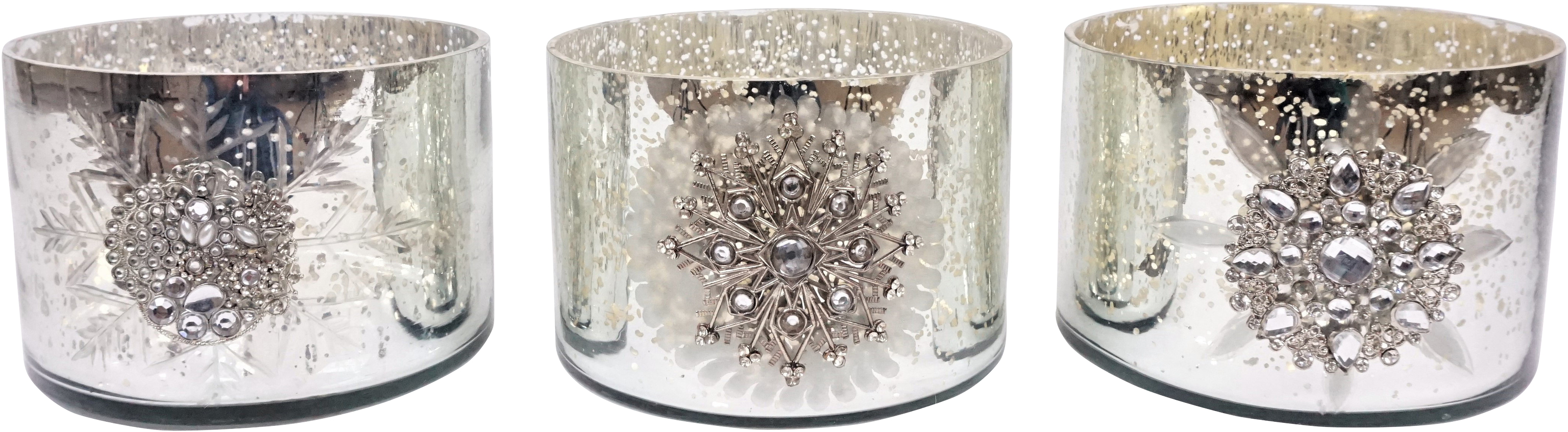 7306 WINDLICHTER EIS KRISTALL  S/3