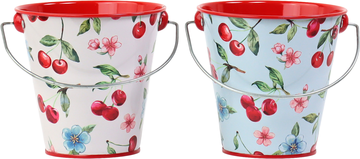 7344 CUBO CON ASA CHERRY BLOOM  S/2