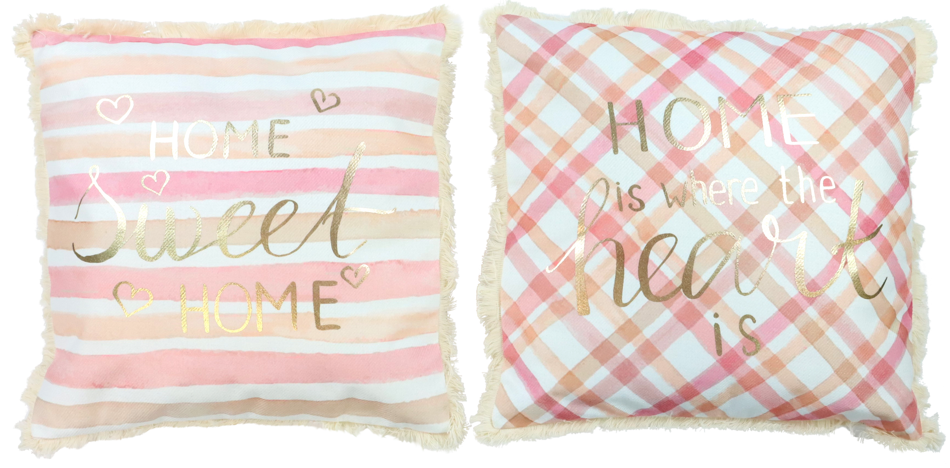 7444 COUVRE-COUSSIN  SWEET HOME  2P
