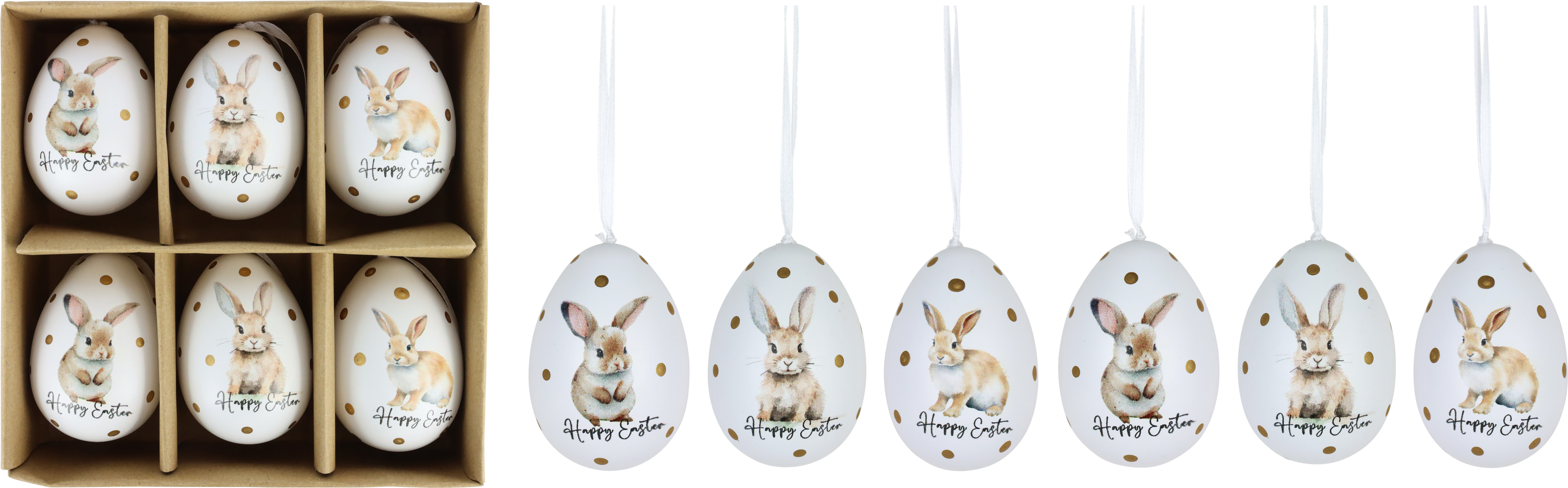 7490 CAJA DE HUEVOS HAPPY EASTER  S/6