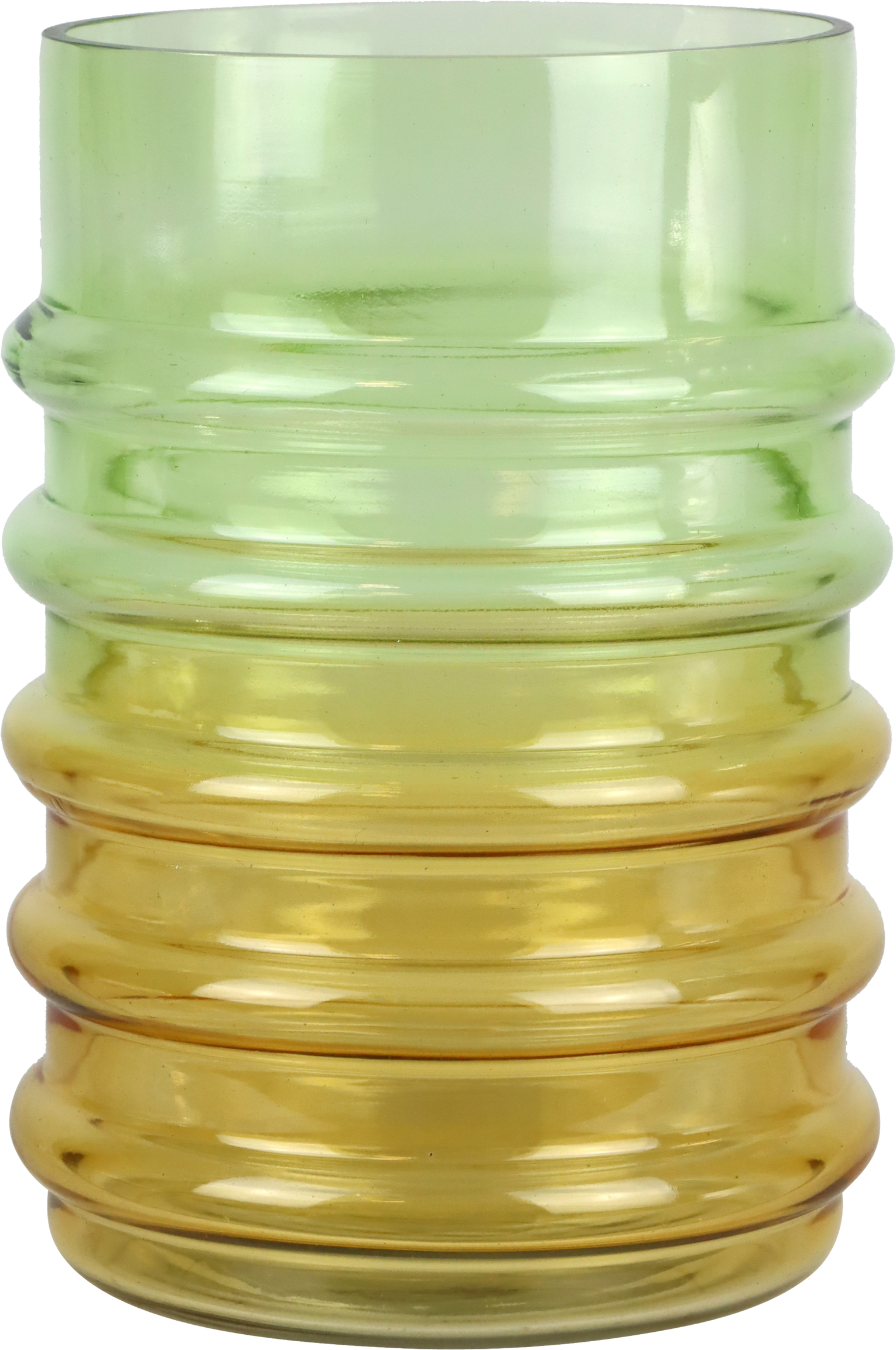 7569 VASE EN VERRE GREEN HARMONY