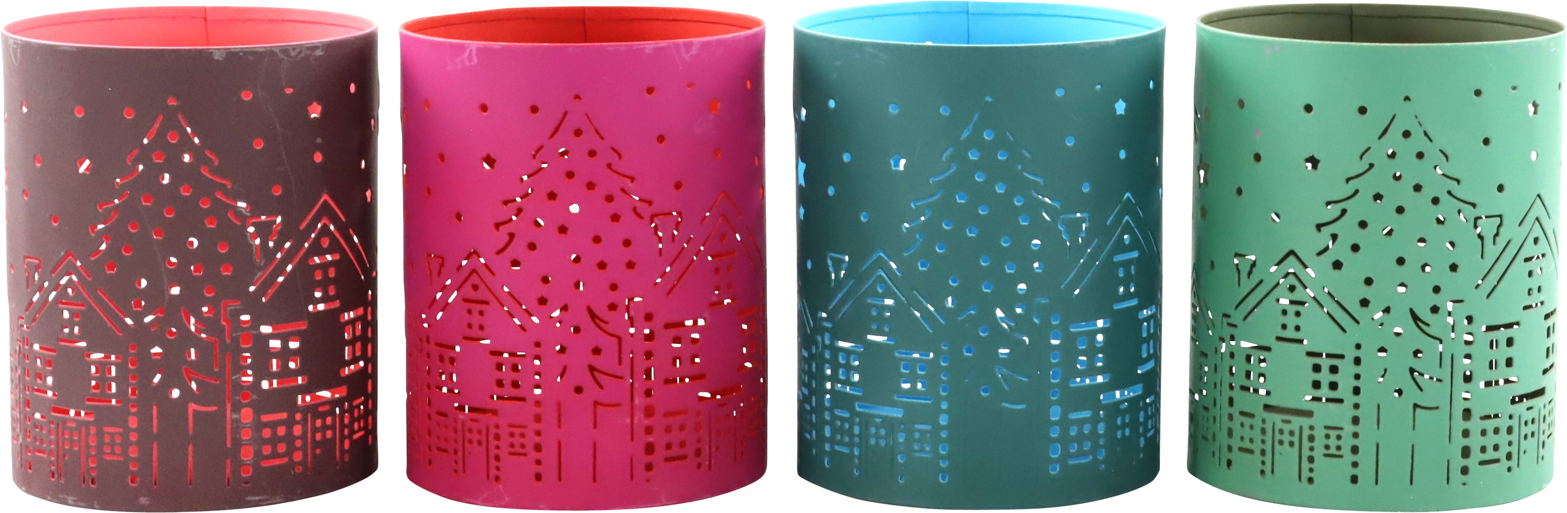 7589 VOTIVES FESTIVE CITY  S/4