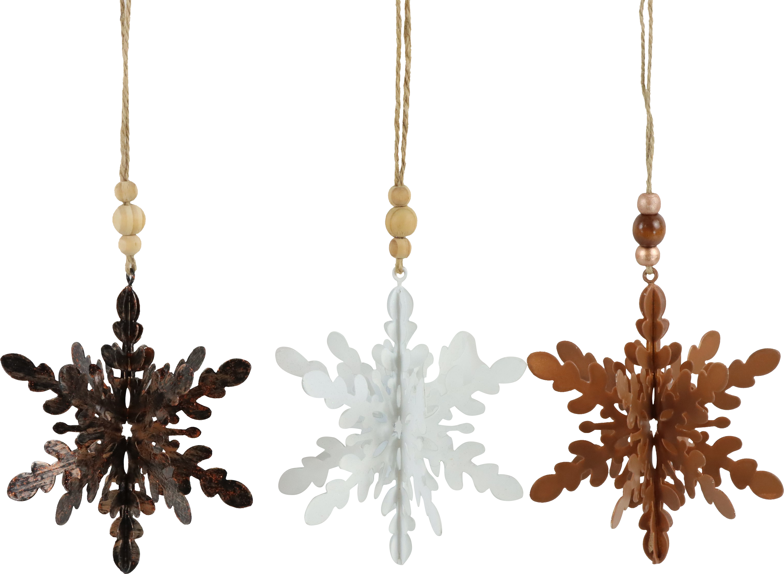 7725 STERNKRISTALLE NATURAL WOODS  S/3