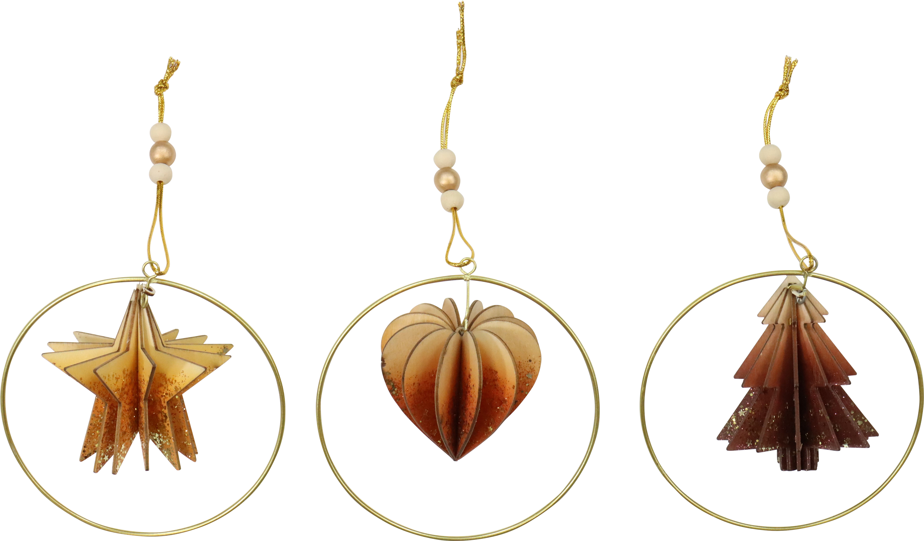 7808 3D-HÄNGER NATURAL WOODS  S/3