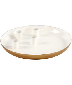 7878 CANDLE HOLDERS PLATE DELUXE
