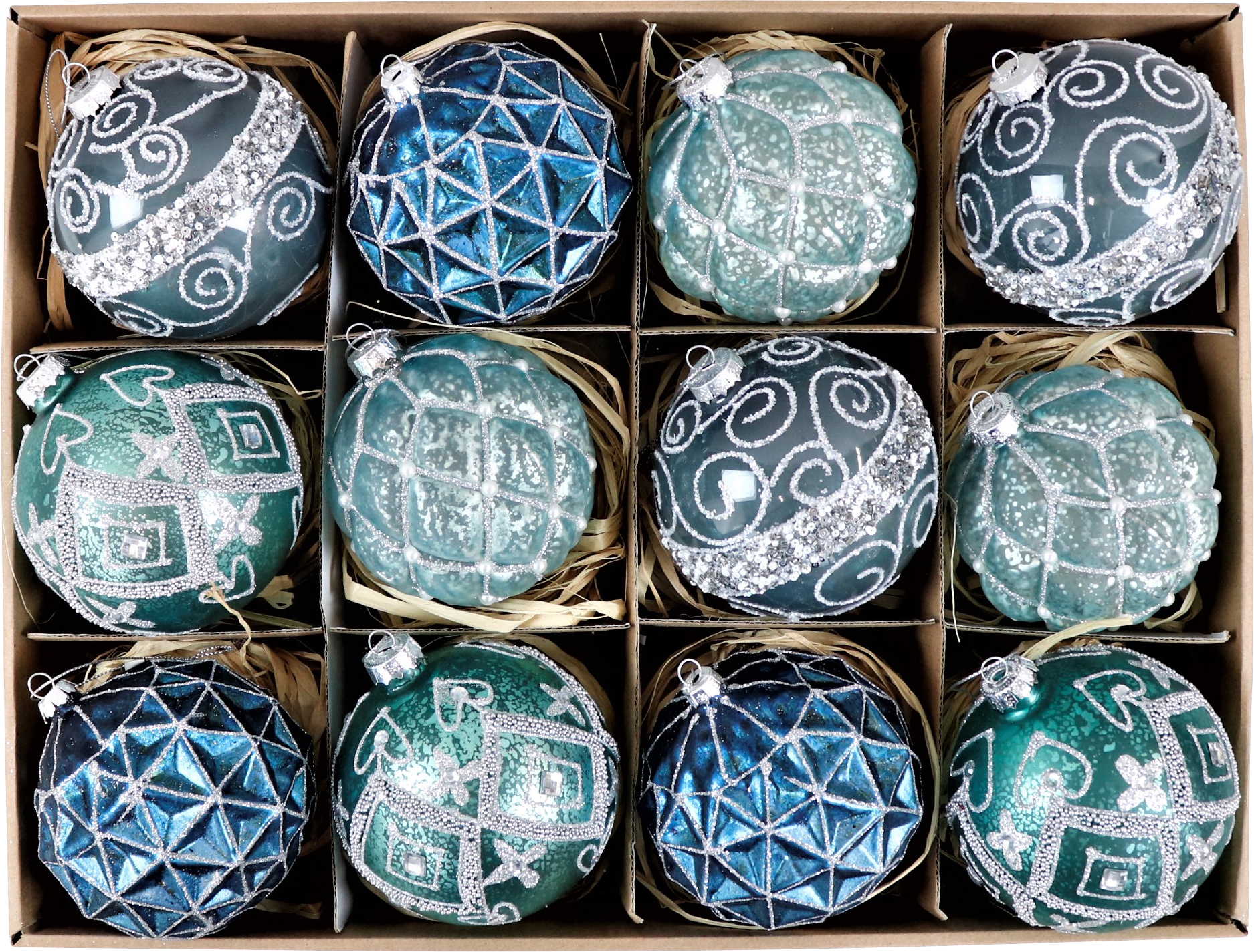 7935 VINTAGE-BOX GLASKUGELN  S/12