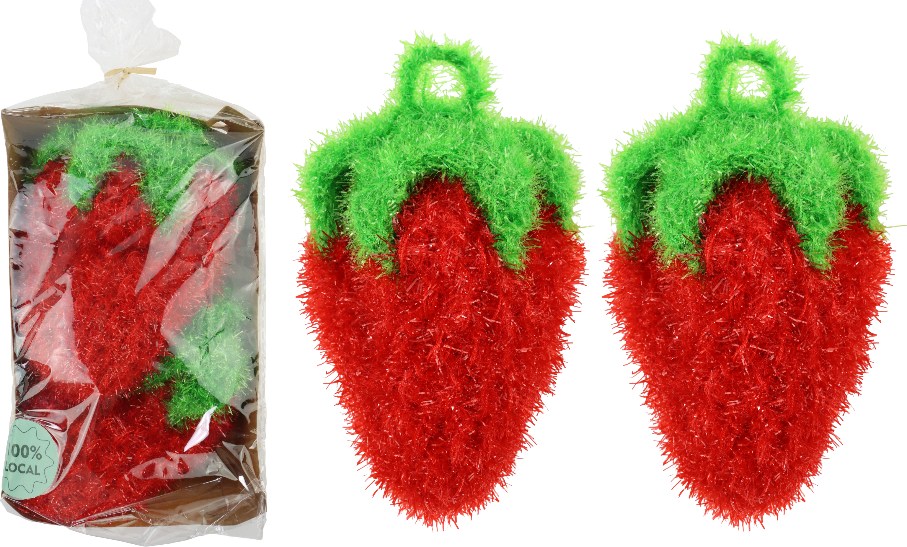 8041 SET D'ÉPONGES  STRAWBERRY  2P