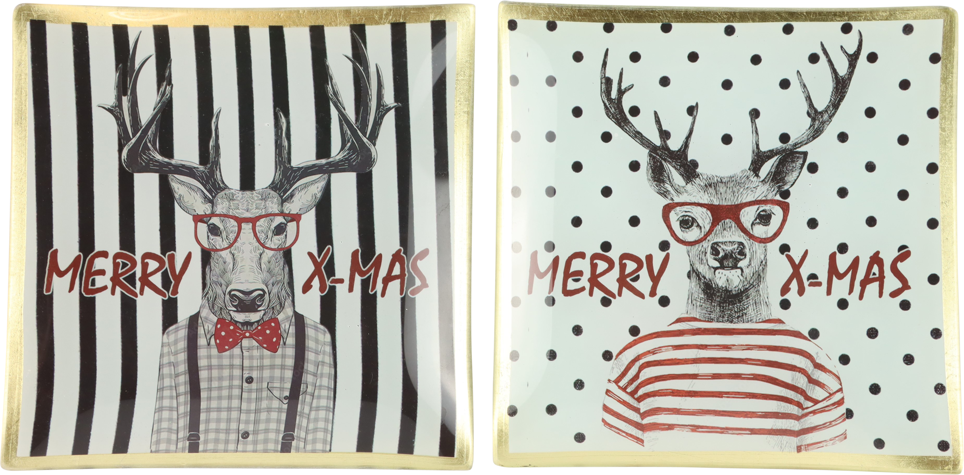 8068 GLASTELLER FUNNY DEER  S/2