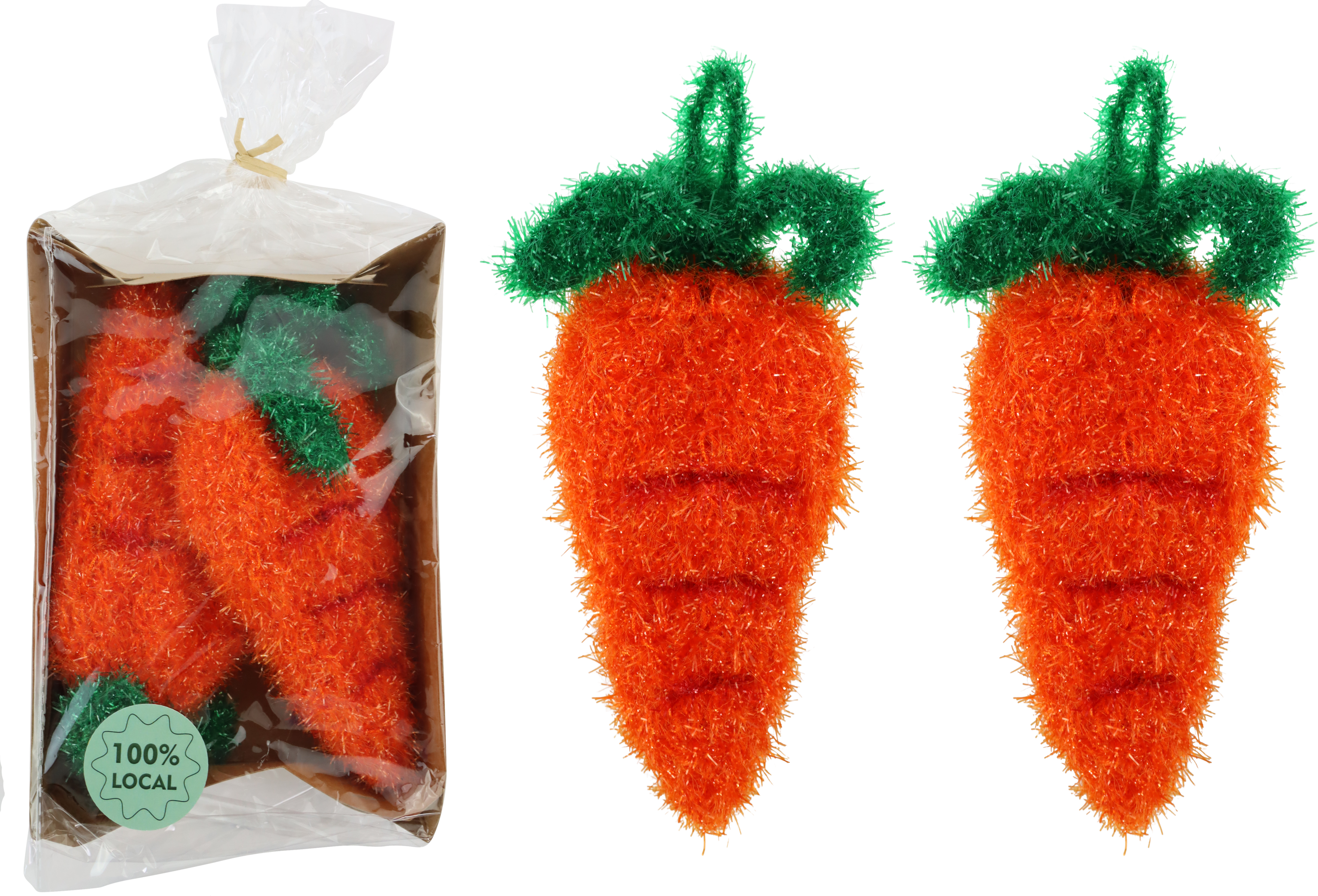 8074 SET D'ÉPONGES  CARROT  2P