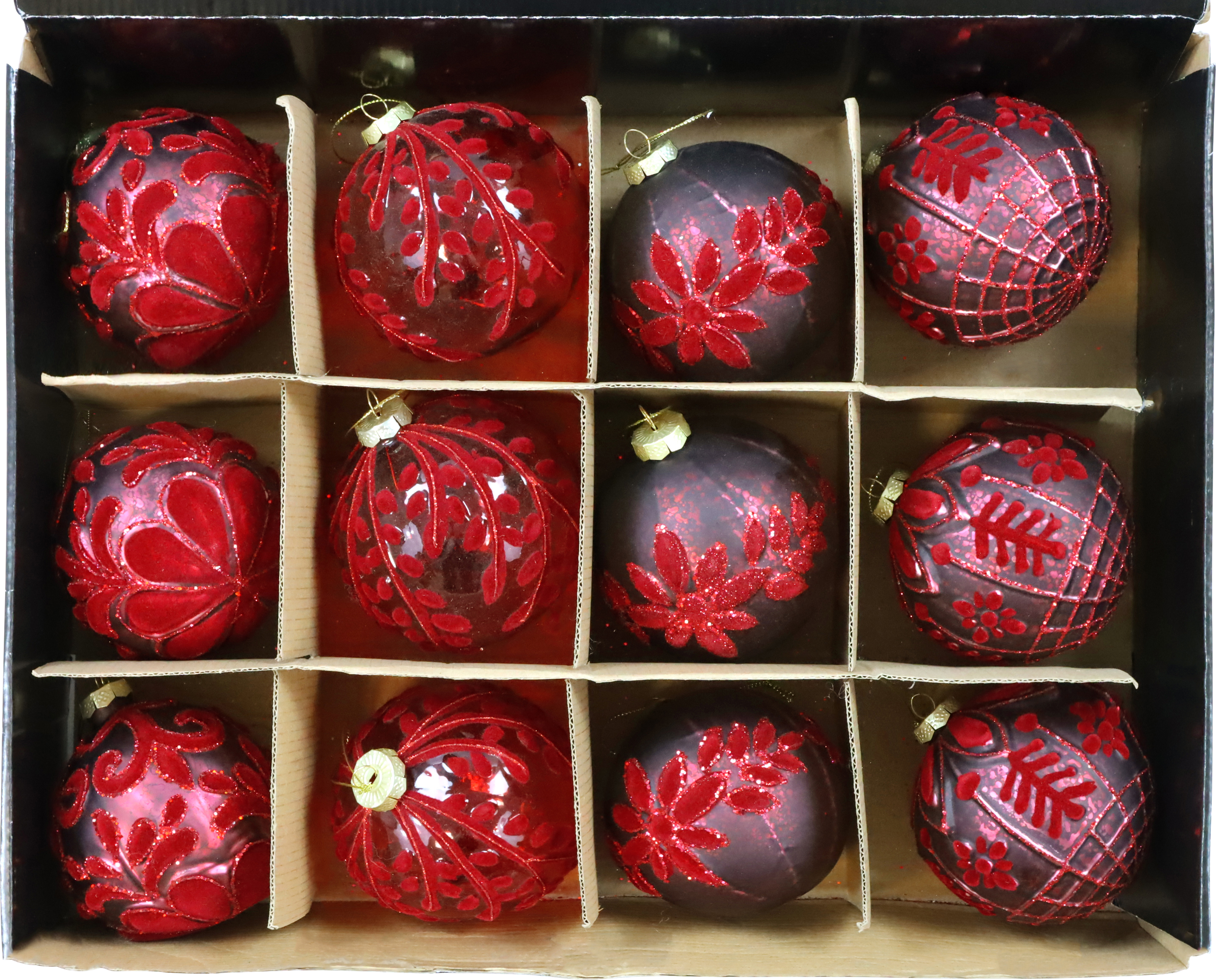 8197 DISPLAYBOX GLASKUGELN  S/12