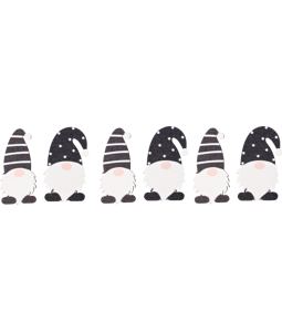 8246 CLING WEIHNACHTSNISSEN  S/6
