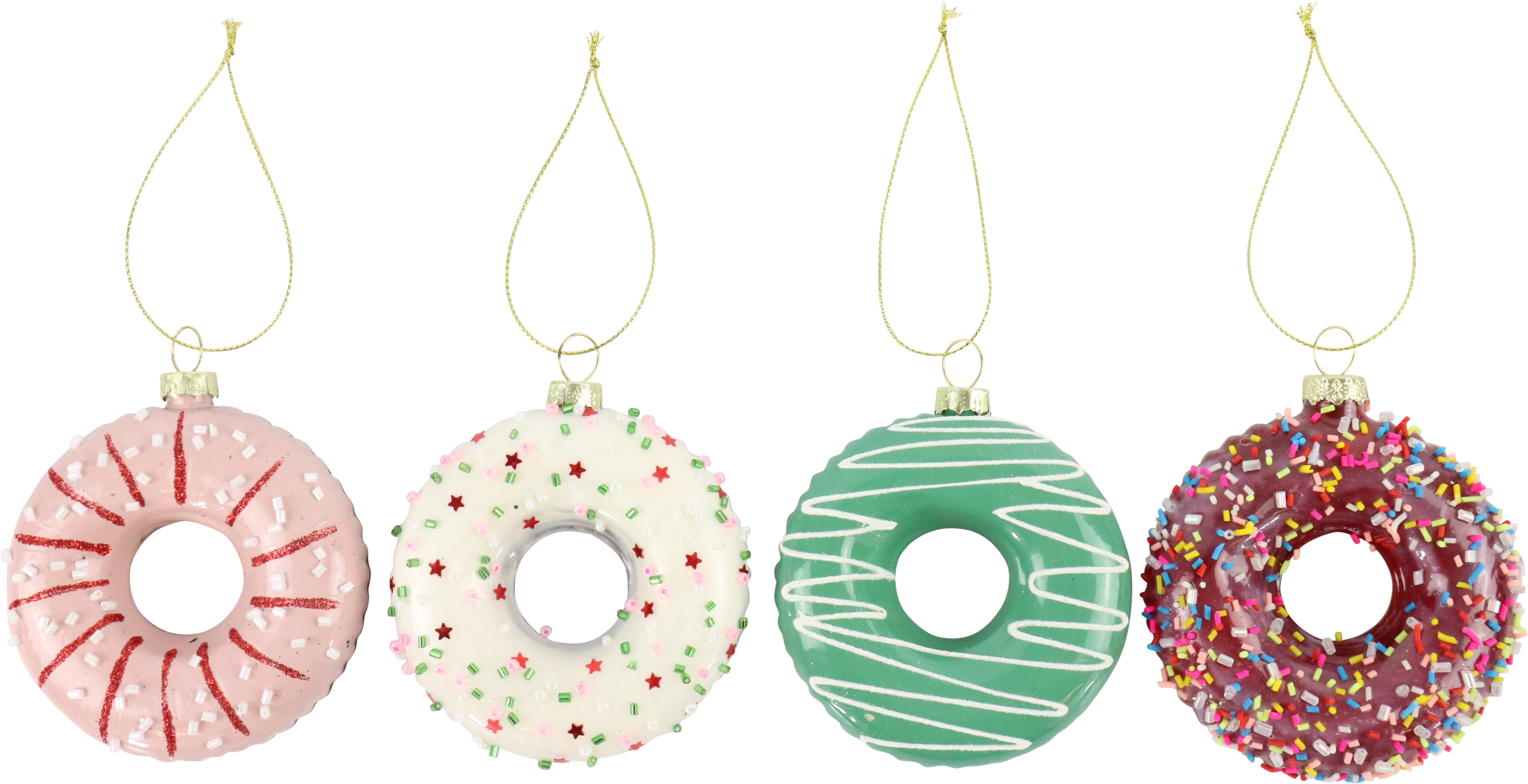 8621 GLASSCHMUCK DONUT  S/4