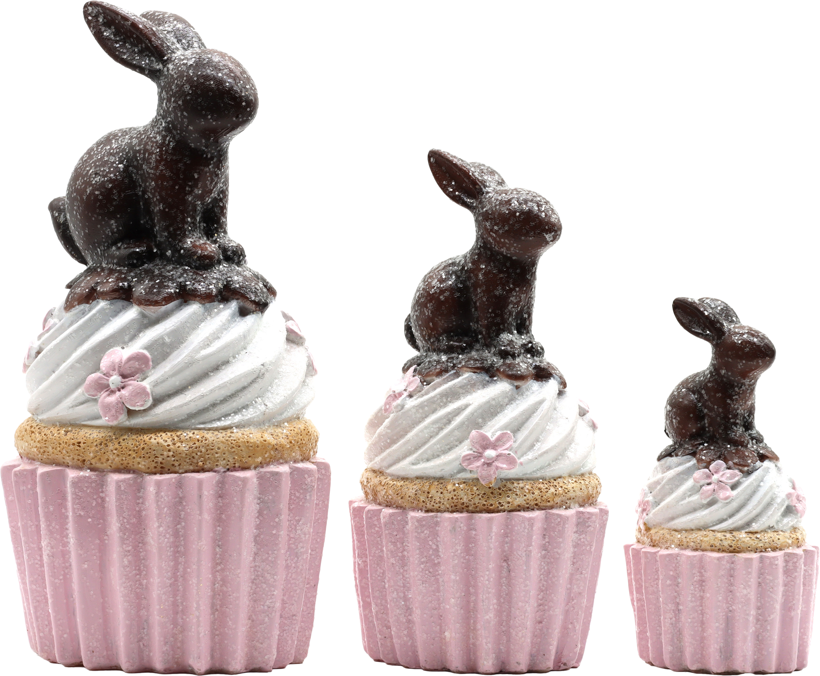 8692 TRIO DE LAPINS BUNNYCAKE  3P