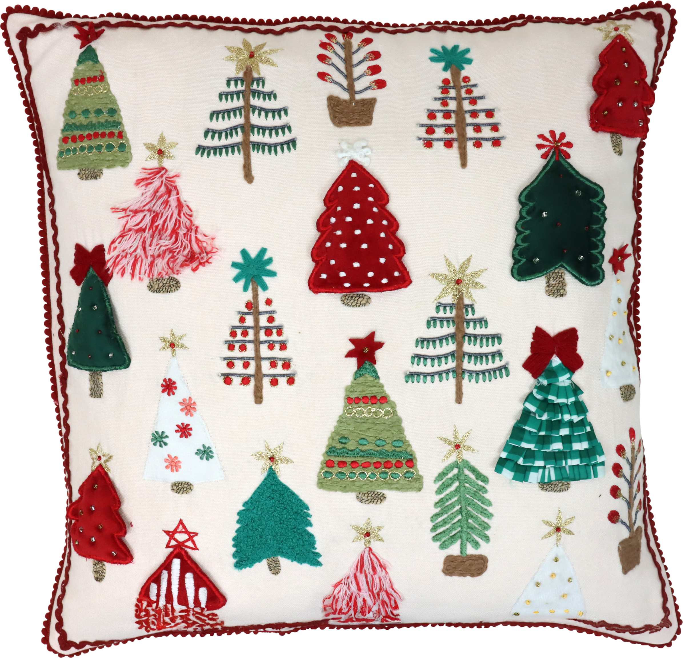 8712 PILLOW CASE JOLLY TREES 45x45