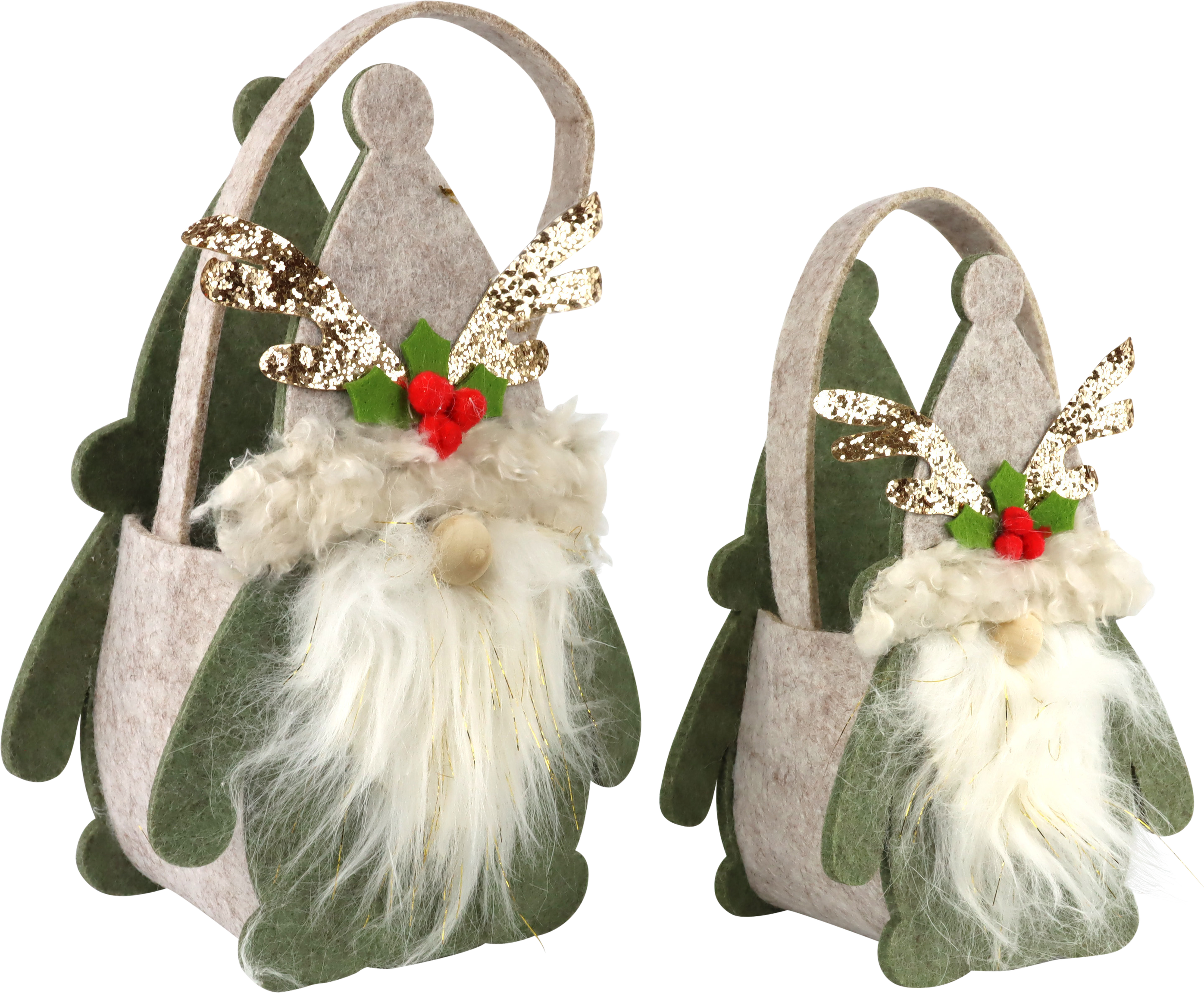 8767 FELT BAGS JULENISSE  S/2