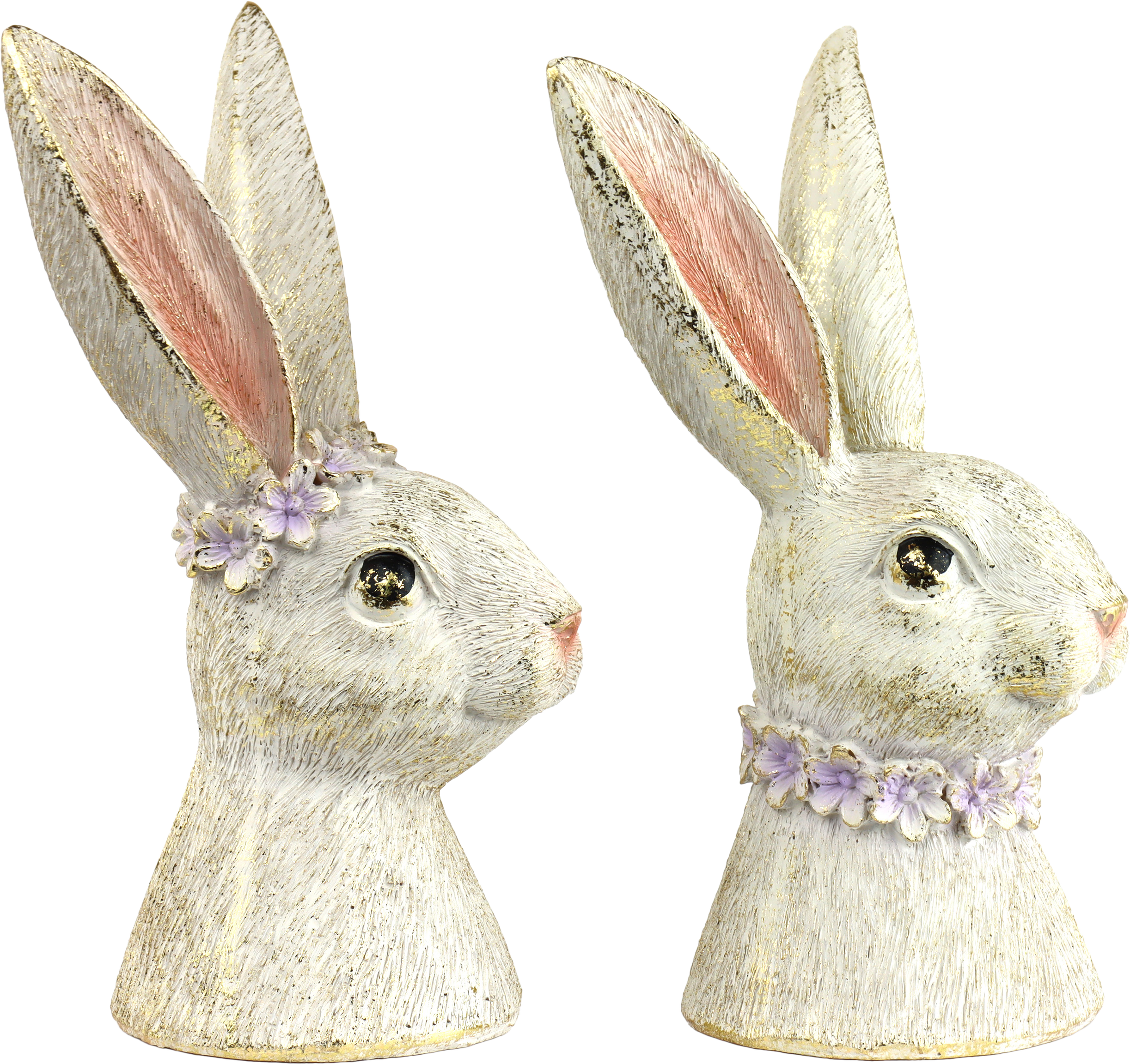 8777 RABBIT HEADS ALBERT&CÄCILIE  S/2