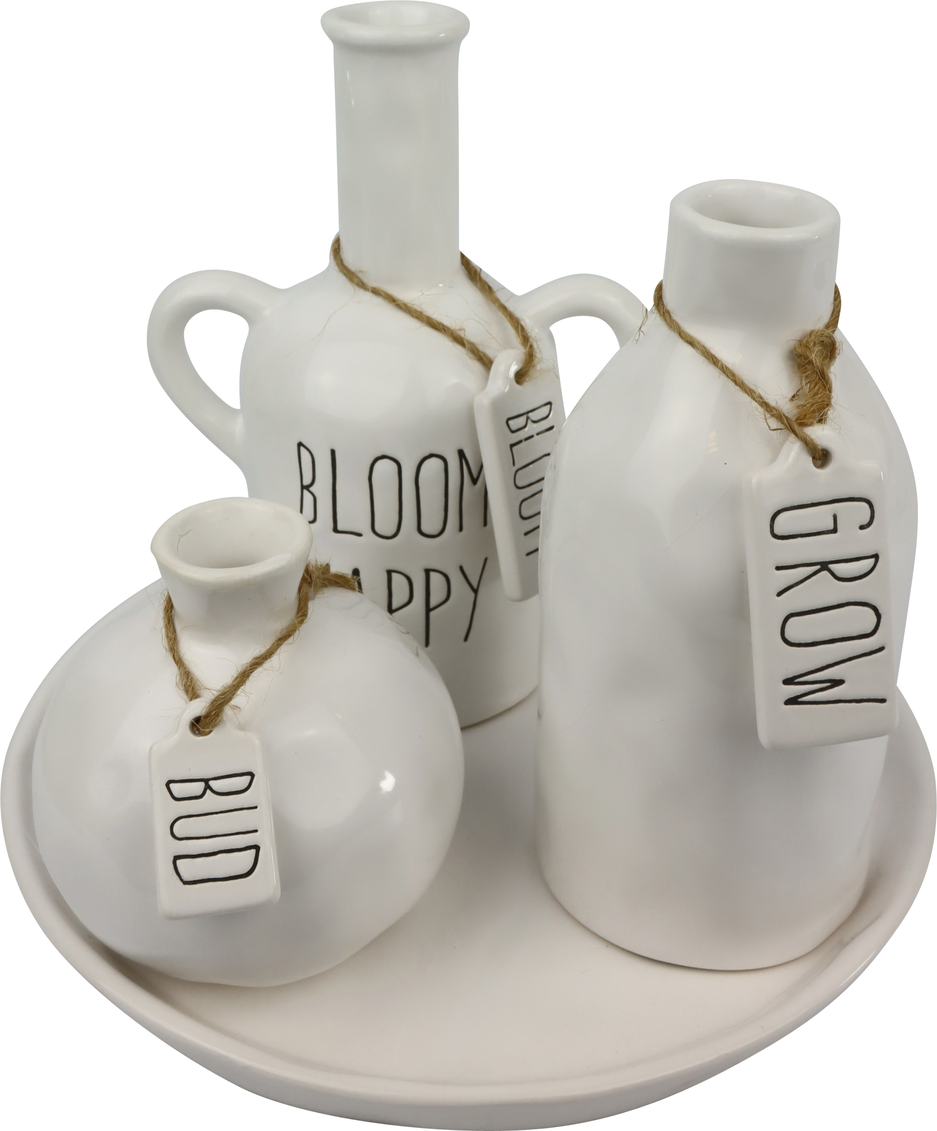 8800 SET DE VASES  BLOOM HAPPY  4P