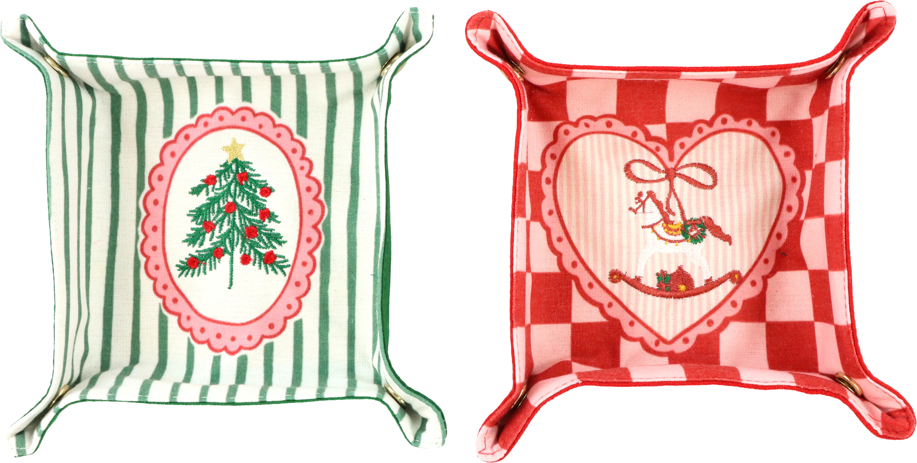 8842 SCHALEN MERRY&BRIGHT  S/2