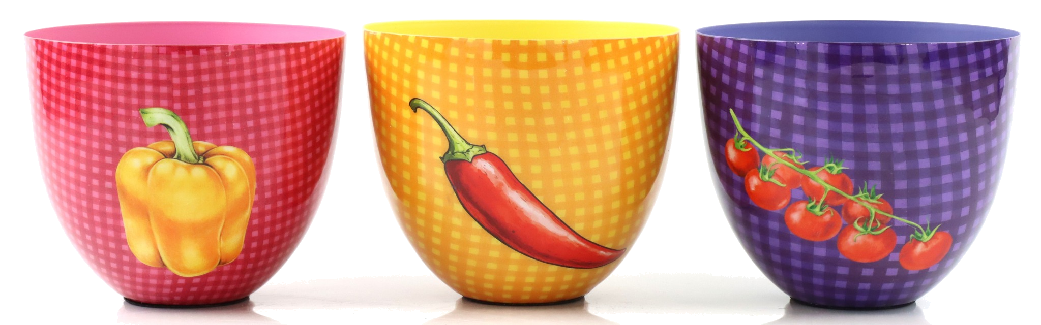 8890 MACETEROS VEGGIE BLISS  S/3