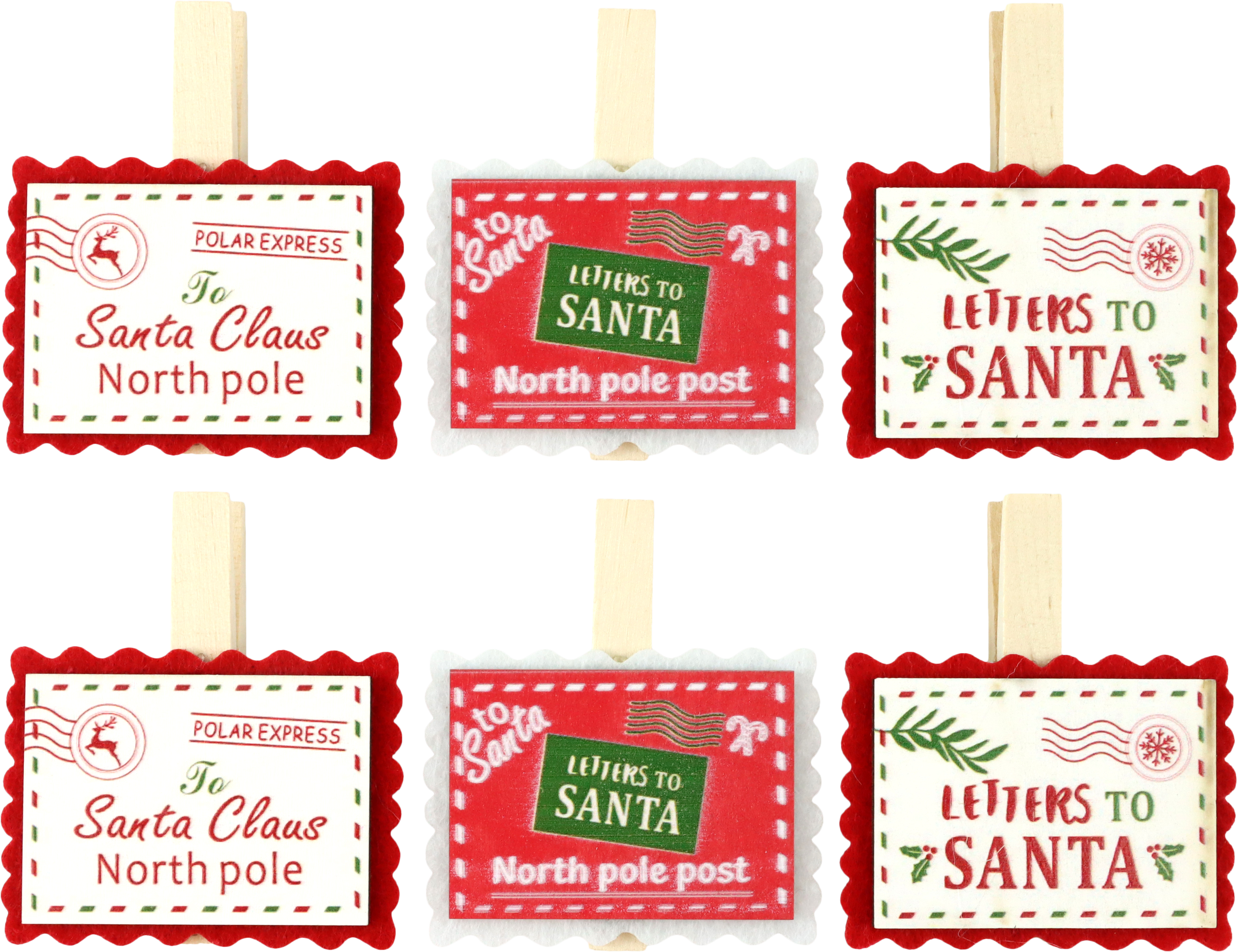 8902 CLIPS LETTERS TO SANTA  6P