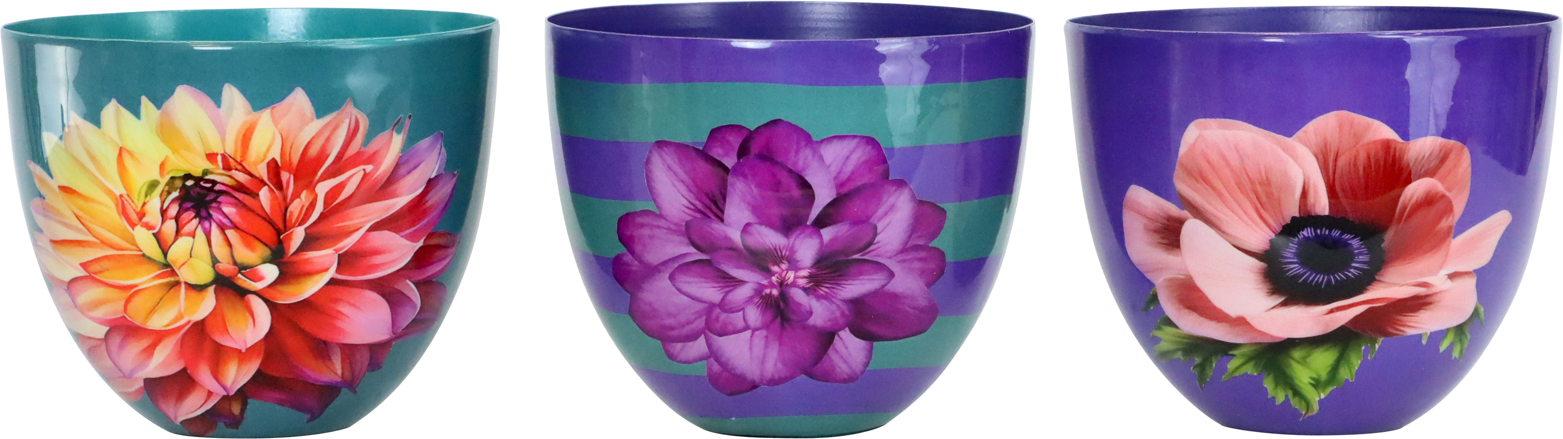 8988 MACETAS BLOSSOM  S/3