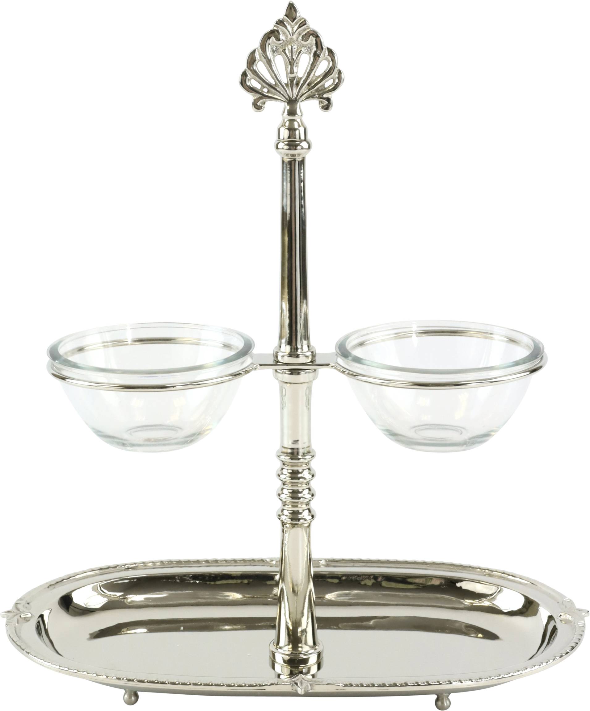 9413 BOWLS ON STAND TABLE