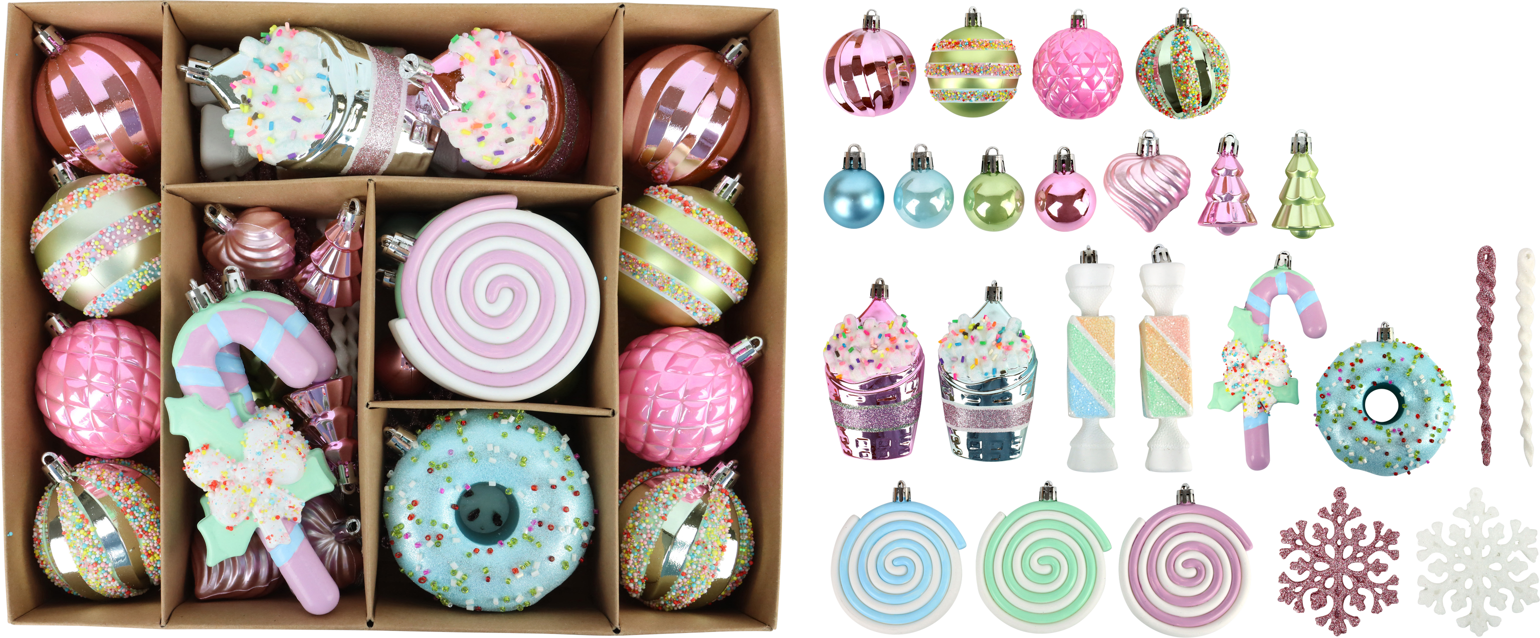 9422 ASSORTIMENTO SFERE COSY CANDY  48PZ