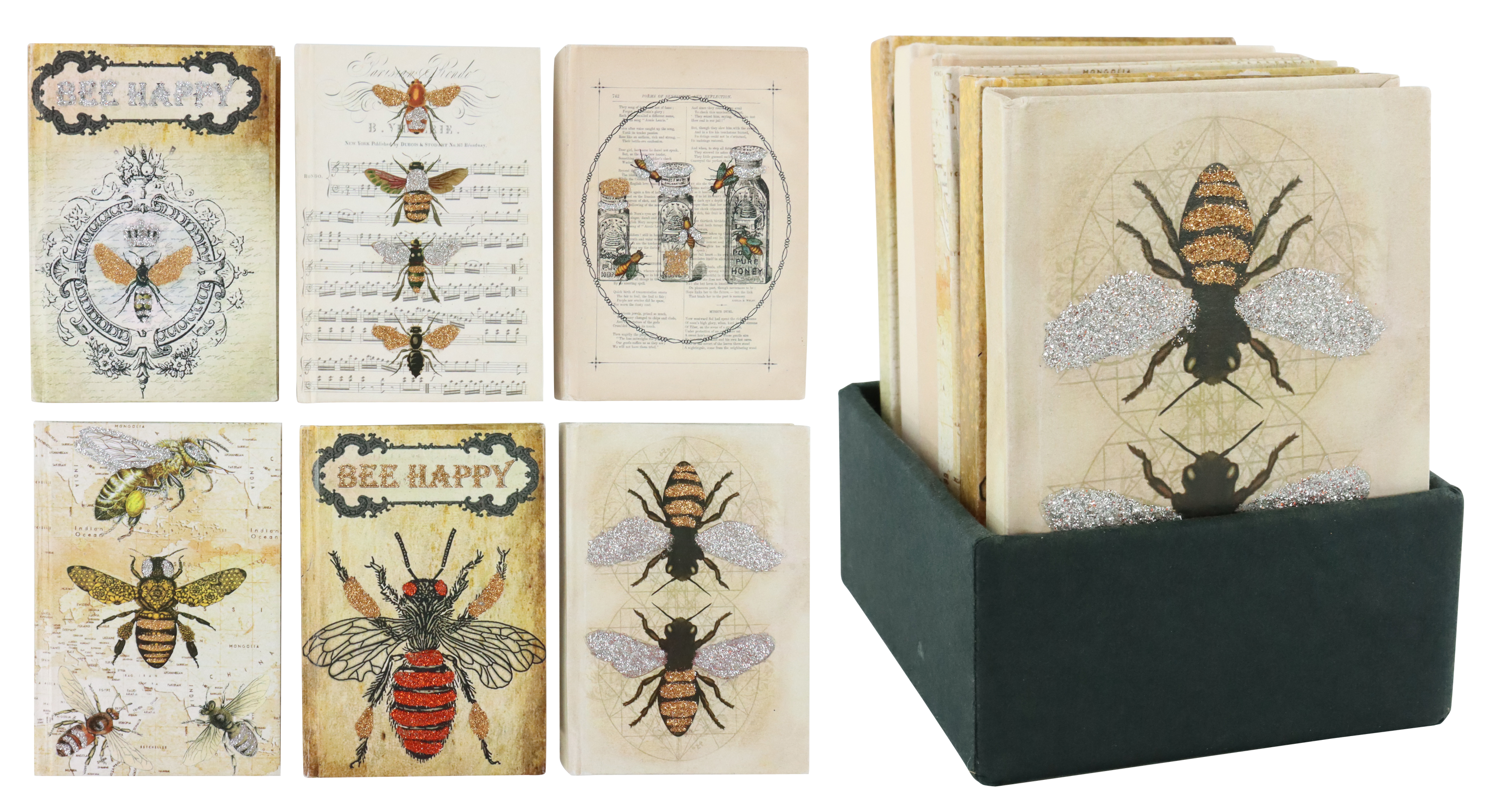 9648 CUADERNO NOTAS BEE HAPPY  S/6