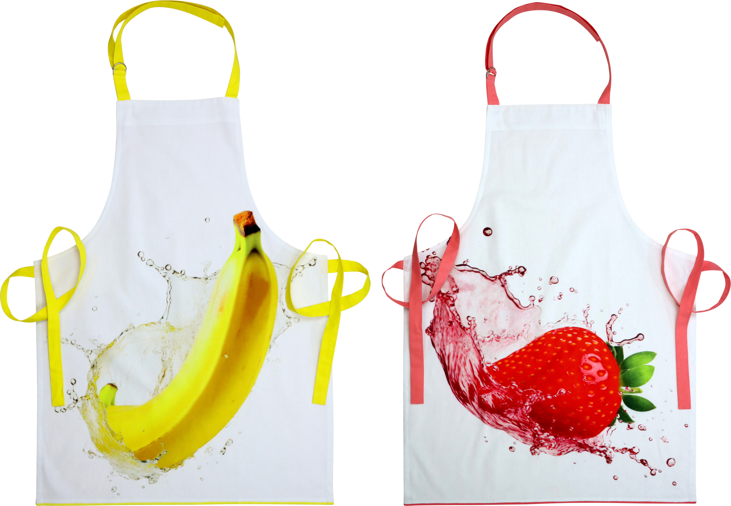 9668 APRONS FRUITS  S/2