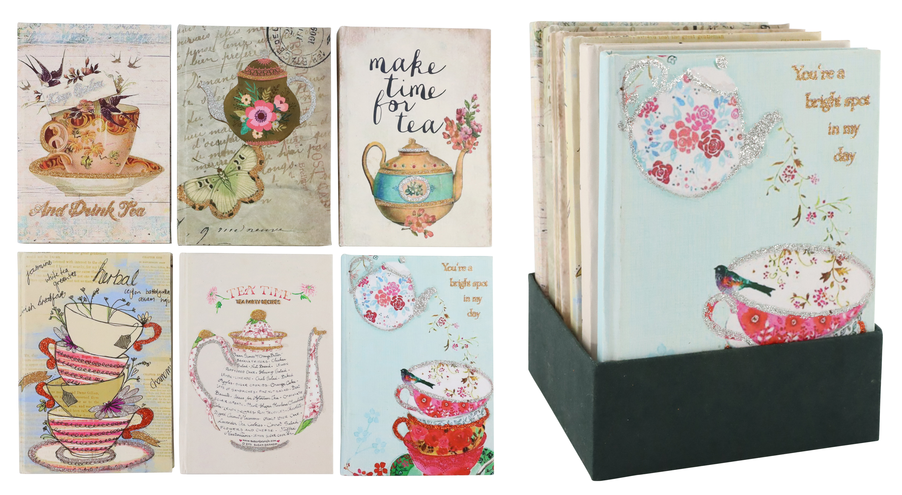 9670 CUADERNO NOTAS TEA TIME  S/6