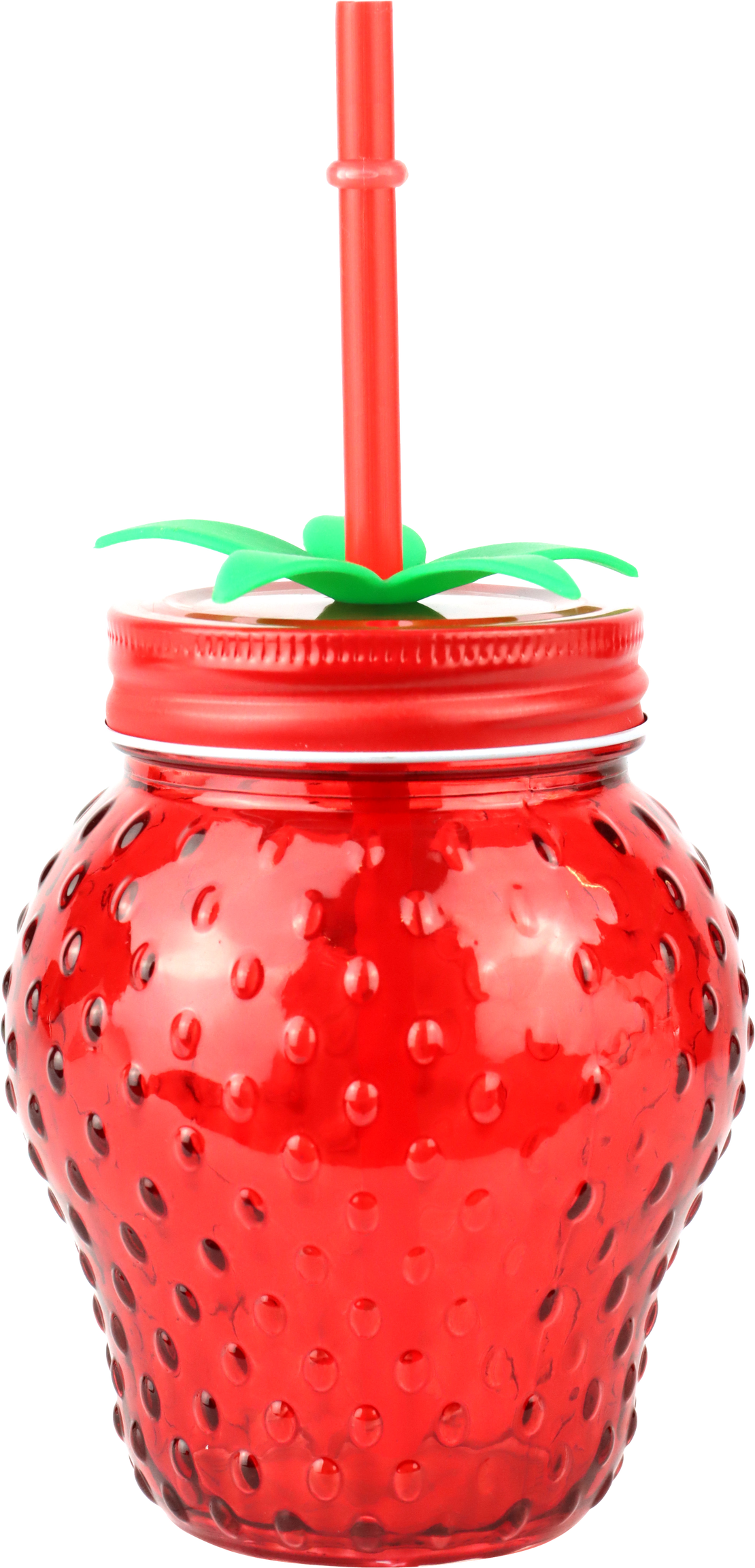 9699 VERRE AVEC PAILLE STRAWBERRY