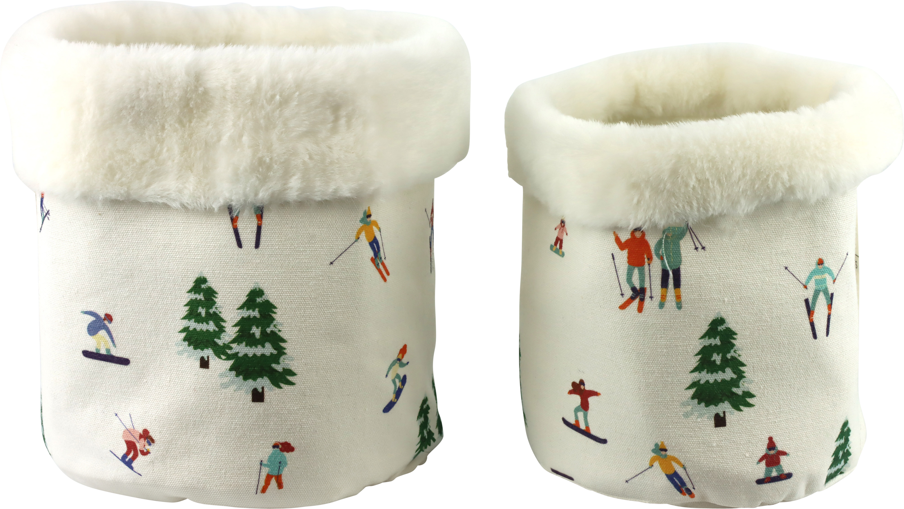 9951 STOFFKÖRBE SNOWY ESCAPADES  S/2