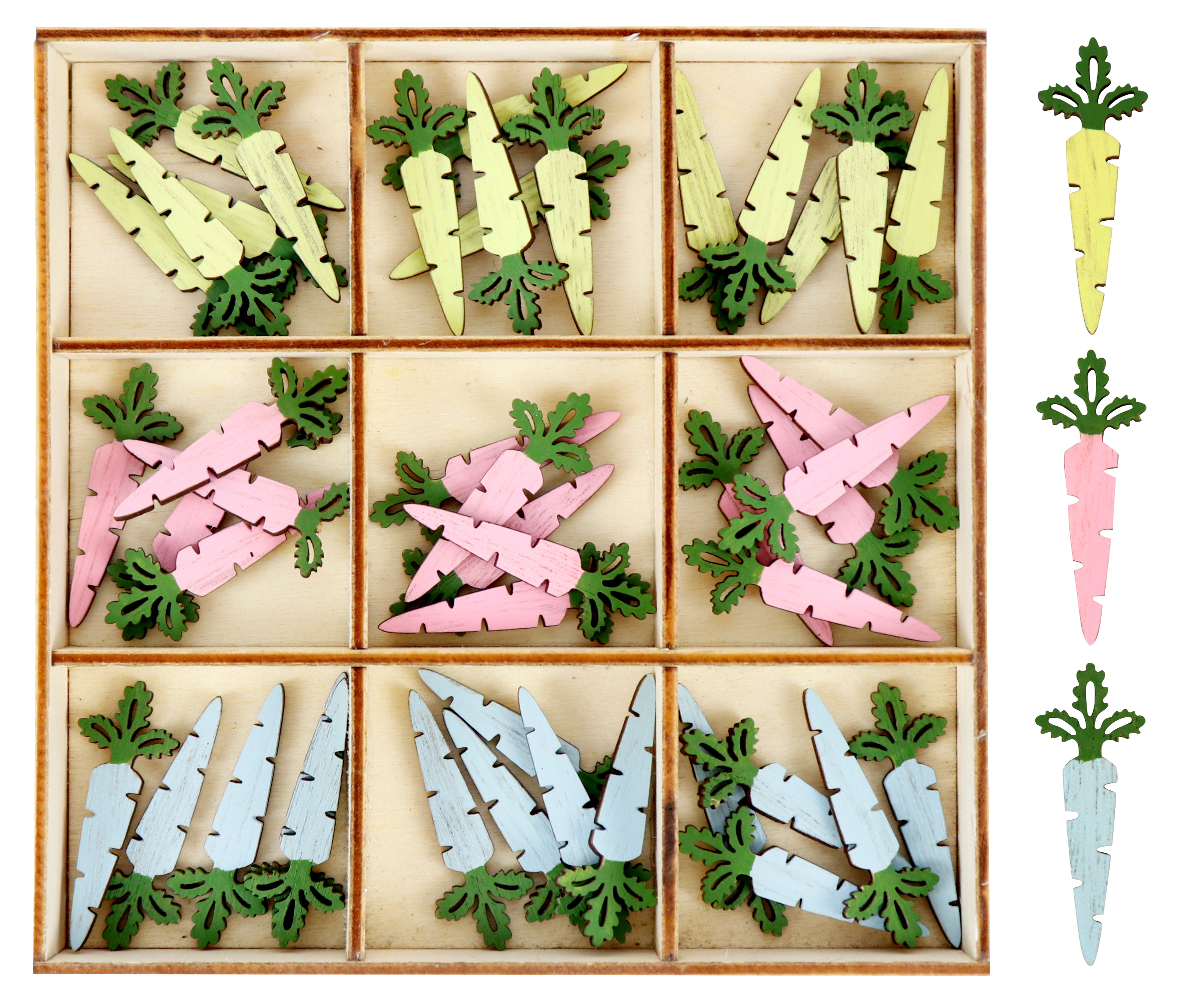 9953 SCATOLA IN LEGNO  MÖHREN  45PZ